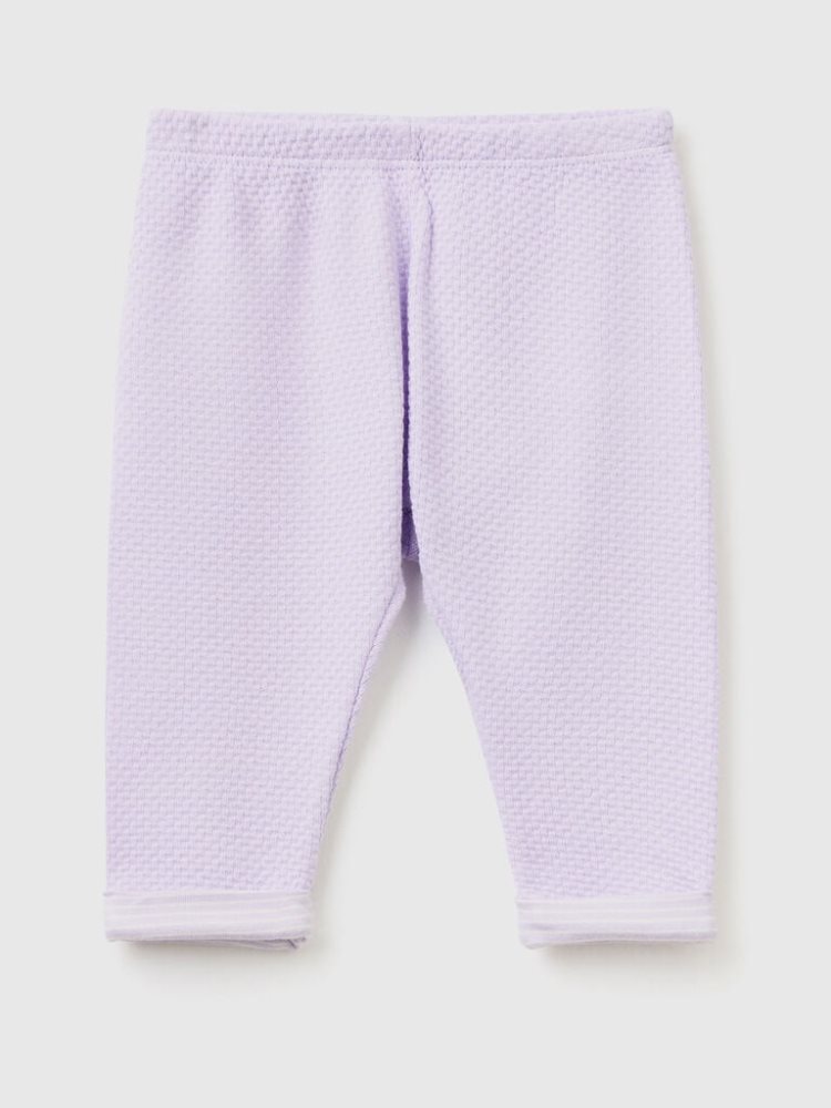 Lilac Kids\' Benetton Jacquard Knit Jeggings | AU297189