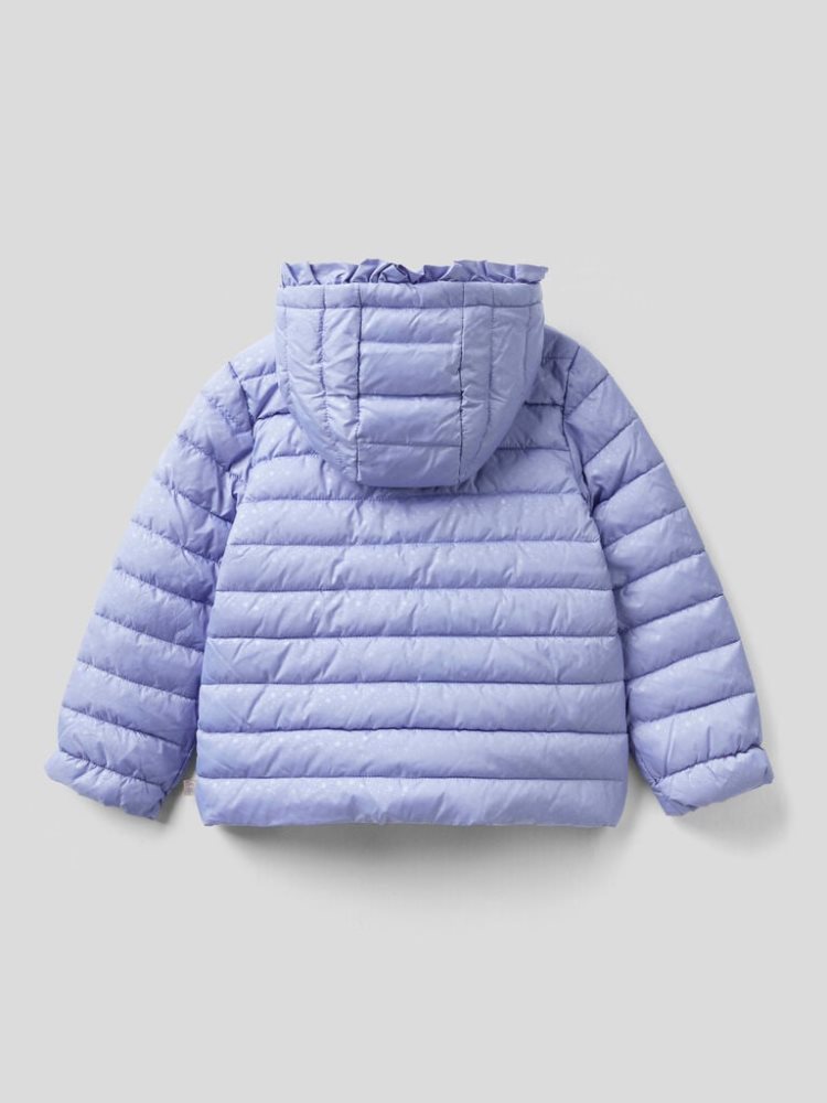 Lilac Kids' Benetton Rouches Padded Jackets | AU046637