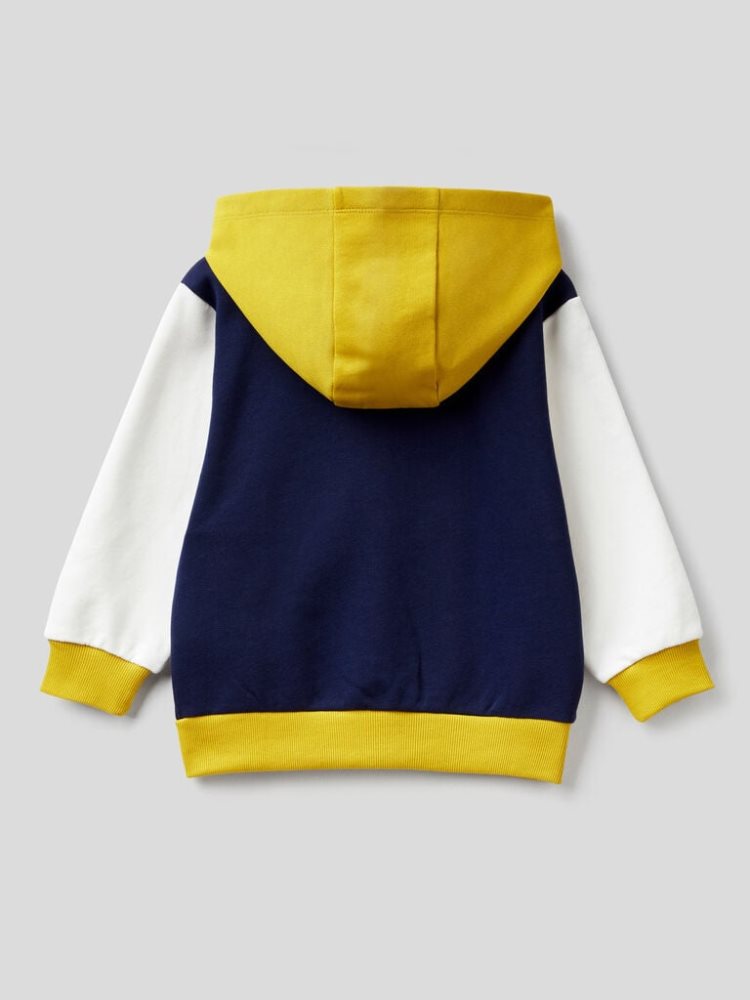 Mustard Kids' Benetton Organic Cotton Hoodie | AU797403