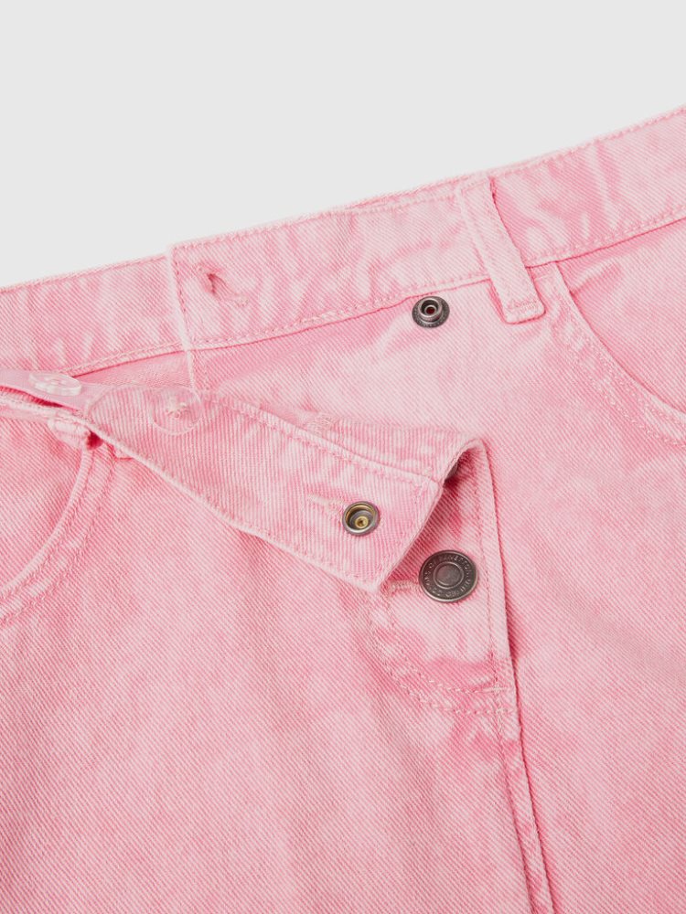 Pink Kids' Benetton Buttons Mini Skirts | AU824296