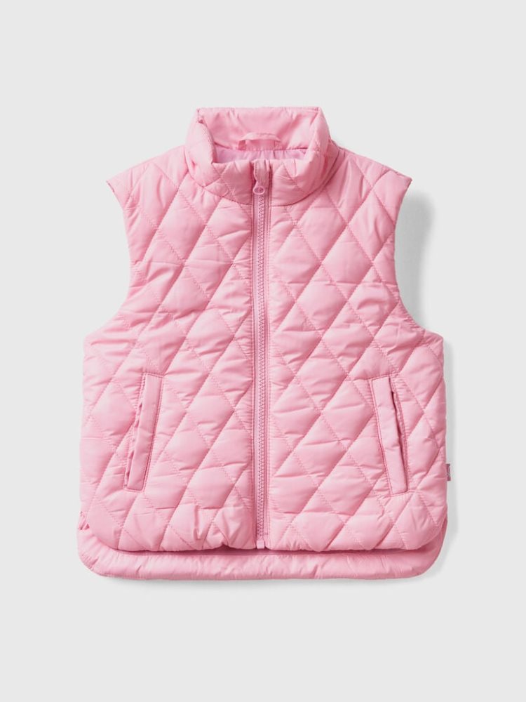 Pink Kids\' Benetton Quilted \