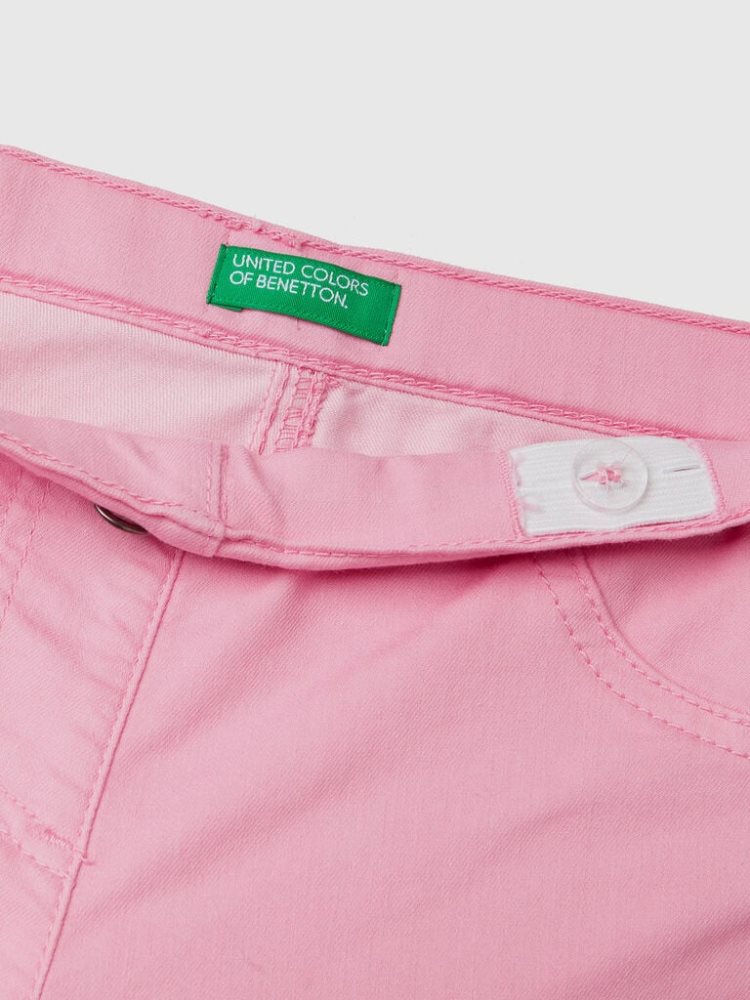 Pink Kids' Benetton Super Skinny Trousers | AU112231