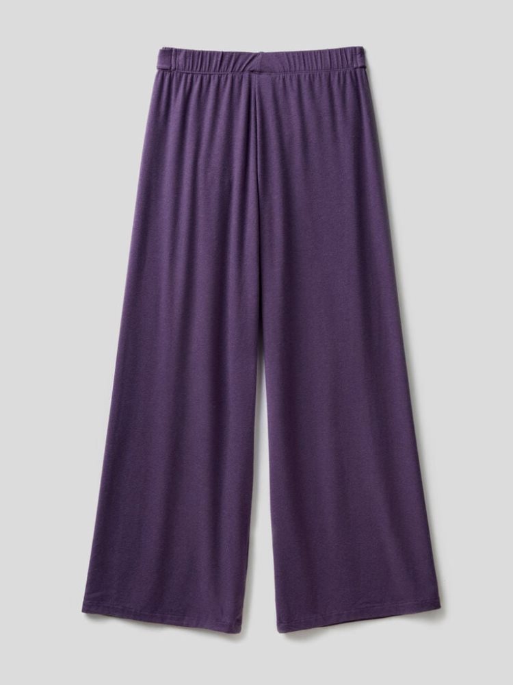 Plum Women's Benetton Flowy Wide Leg Trousers | AU726778