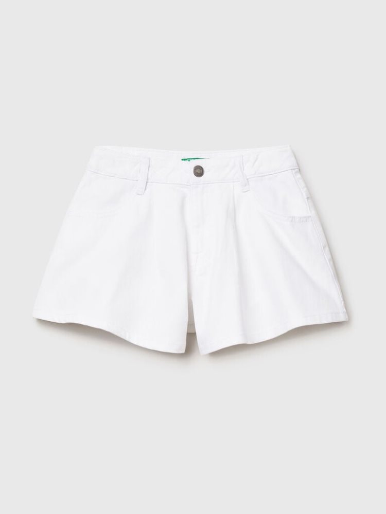 White Kids\' Benetton Butterfly Shorts | AU500257