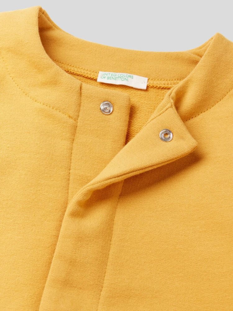 Yellow Kids' Benetton Warm Ruffles Hoodie | AU032027